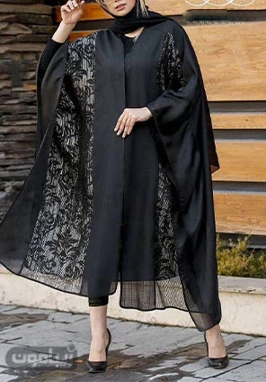 مدل مامتو عبایی دخترانه به رنگ مشکی برای عید 1400 مدل مامتو عبایی دخترانه به رنگ مشکی برای عید 1400